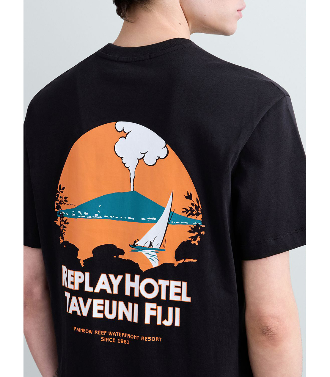 ヘビーコットンジャージーFIJI Tシャツ 詳細画像 ブラック 7